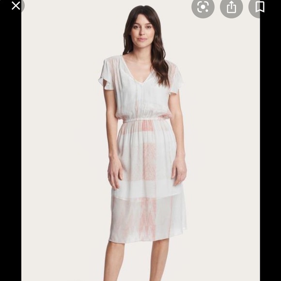 FRYE Shibori V-Neck Dress - Picture 6 of 6